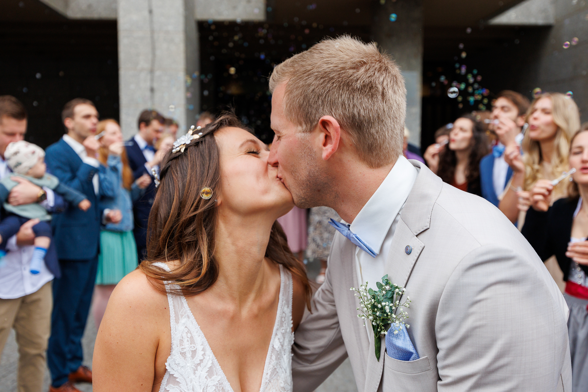 Brautpaar bei der Hochzeit
